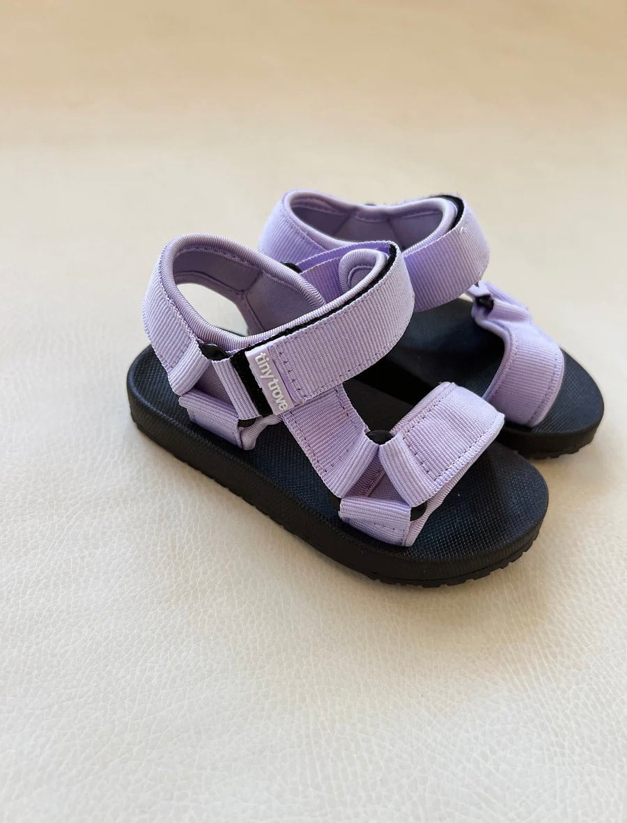 Olympia Velcro Sandal Lilac NALA WILD